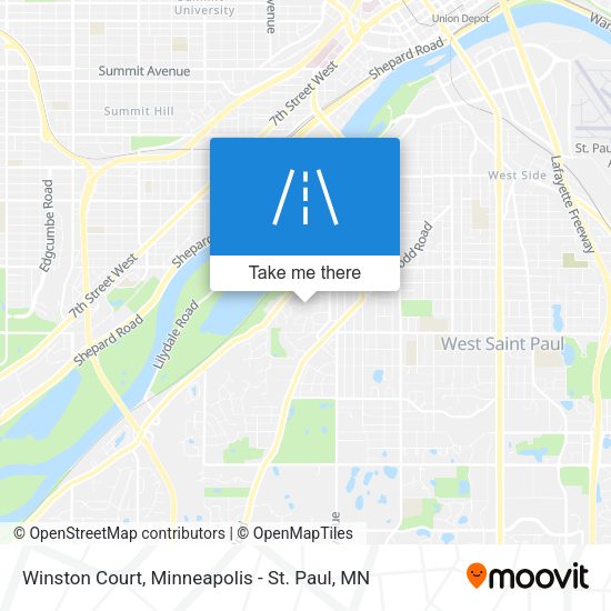 Winston Court map
