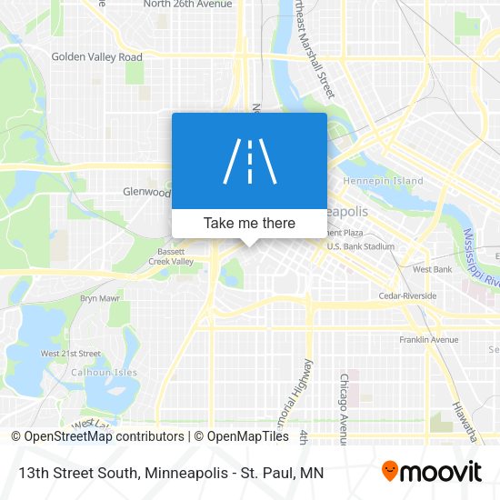 Mapa de 13th Street South