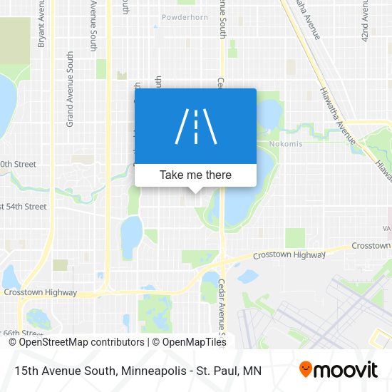 15th Avenue South map