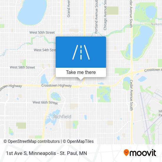 Mapa de 1st Ave S