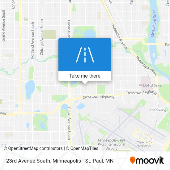 Mapa de 23rd Avenue South