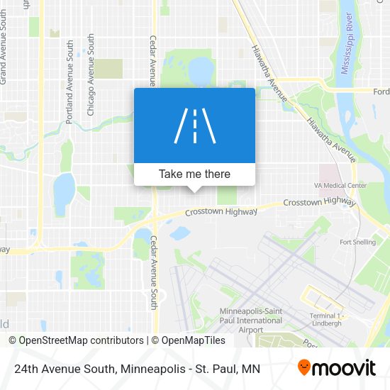 24th Avenue South map