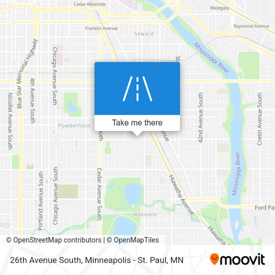 Mapa de 26th Avenue South