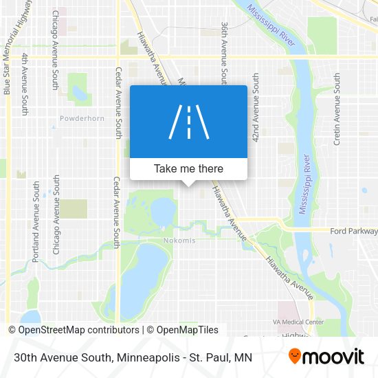 Mapa de 30th Avenue South