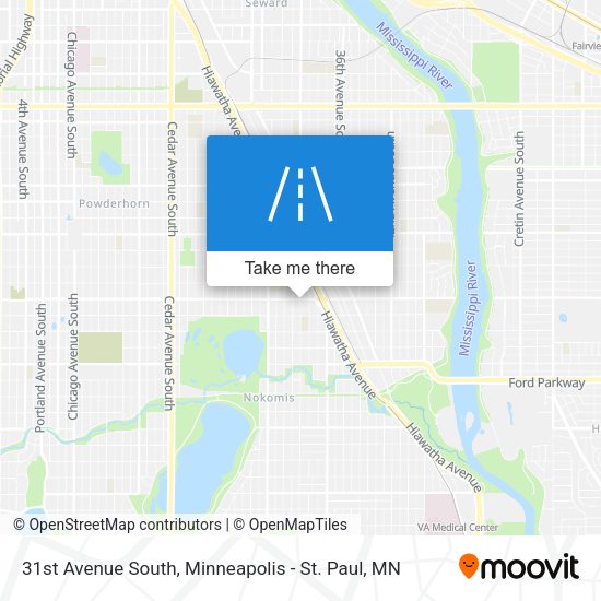 31st Avenue South map