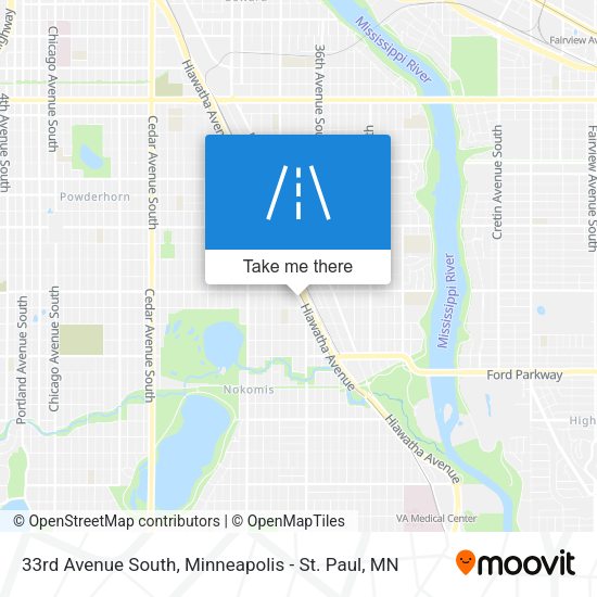 Mapa de 33rd Avenue South