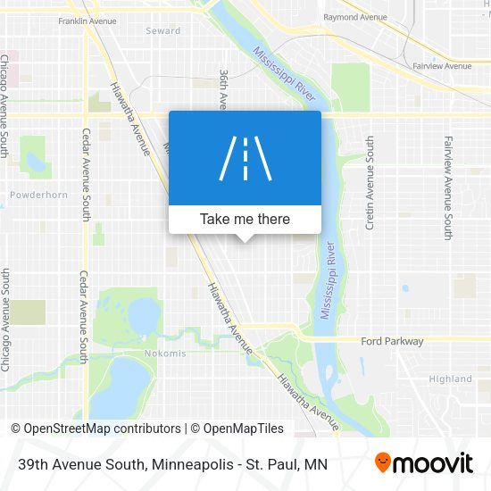 Mapa de 39th Avenue South