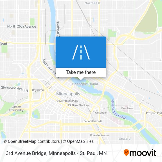 3rd Avenue Bridge map