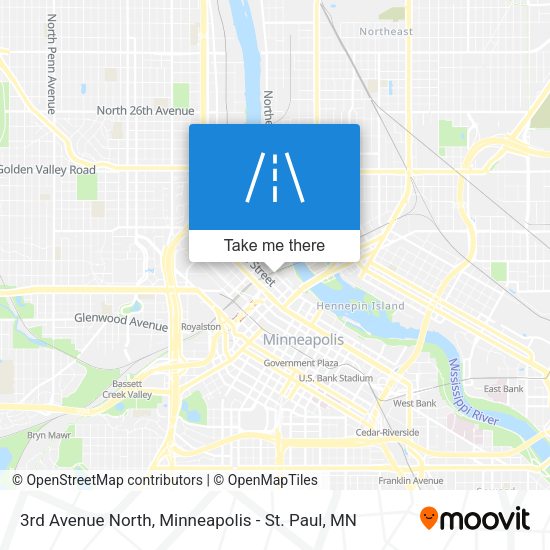 3rd Avenue North map