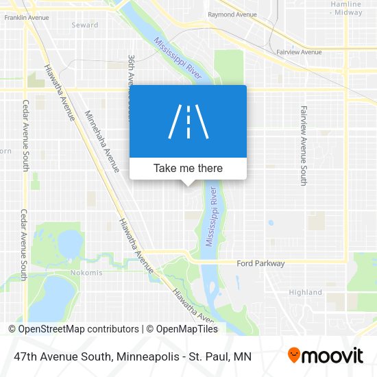 Mapa de 47th Avenue South