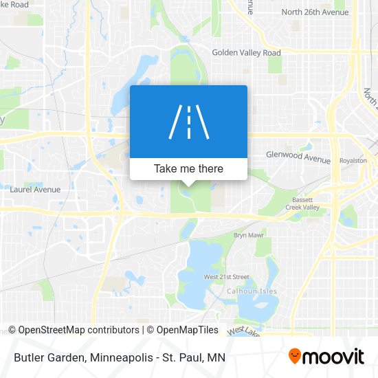 Butler Garden map