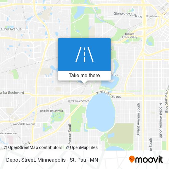 Depot Street map