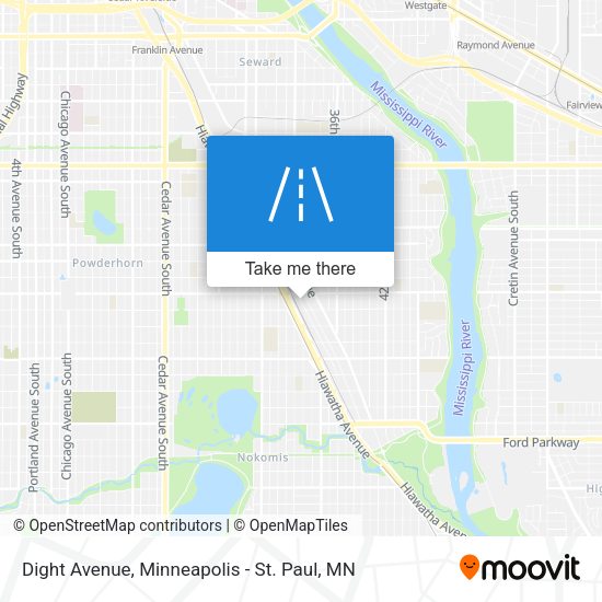 Mapa de Dight Avenue