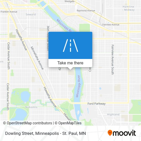Dowling Street map