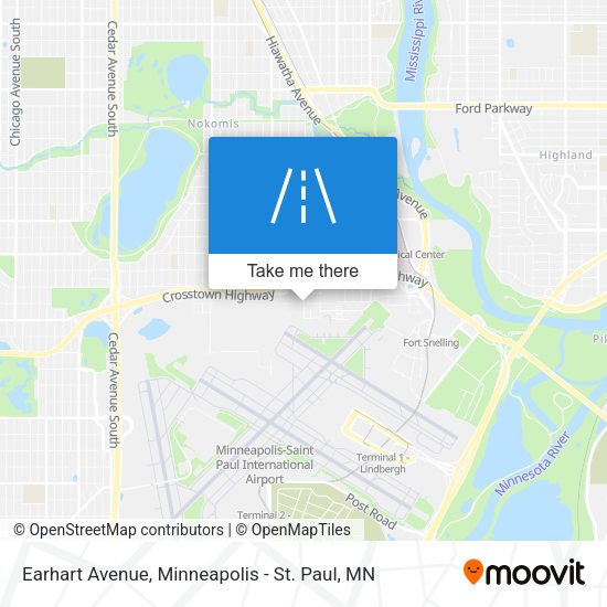 Earhart Avenue map