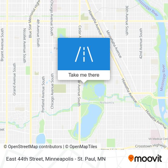 Mapa de East 44th Street