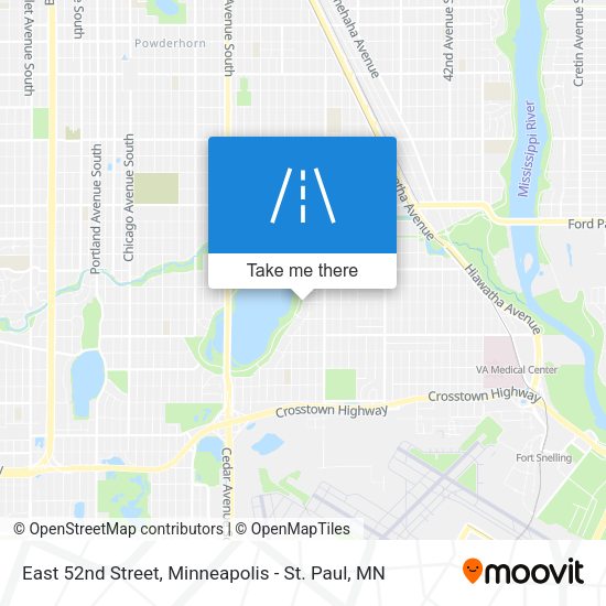 Mapa de East 52nd Street