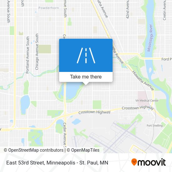 East 53rd Street map
