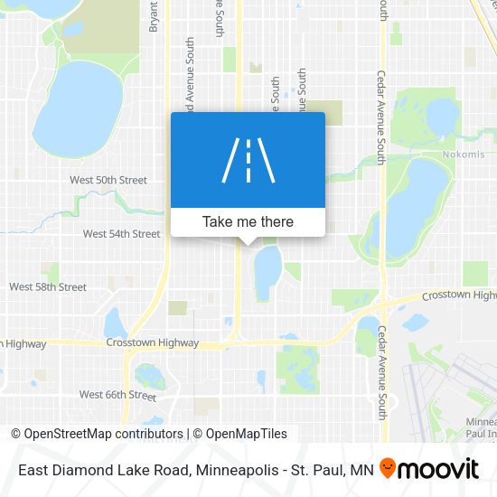 Mapa de East Diamond Lake Road