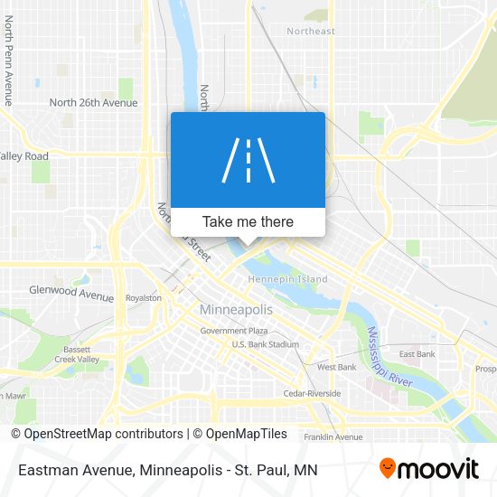 Eastman Avenue map