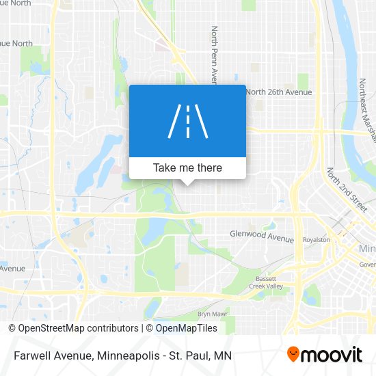 Mapa de Farwell Avenue