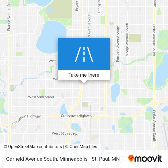 Mapa de Garfield Avenue South