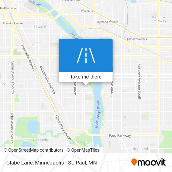 Glabe Lane map