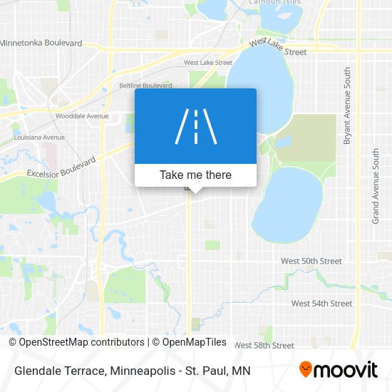 Glendale Terrace map
