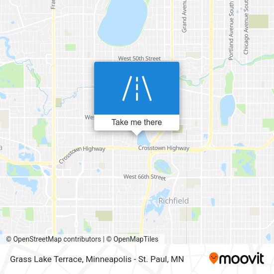 Grass Lake Terrace map