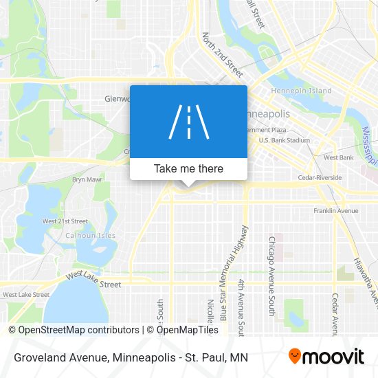 Mapa de Groveland Avenue