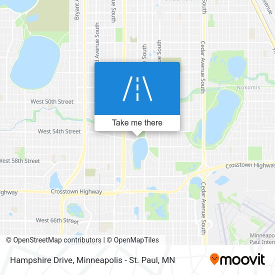 Hampshire Drive map