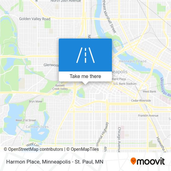 Mapa de Harmon Place