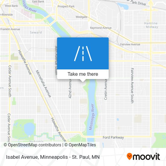 Isabel Avenue map
