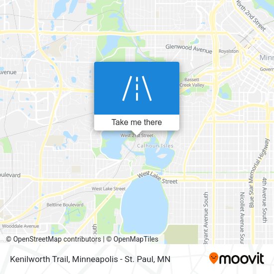 Kenilworth Trail map