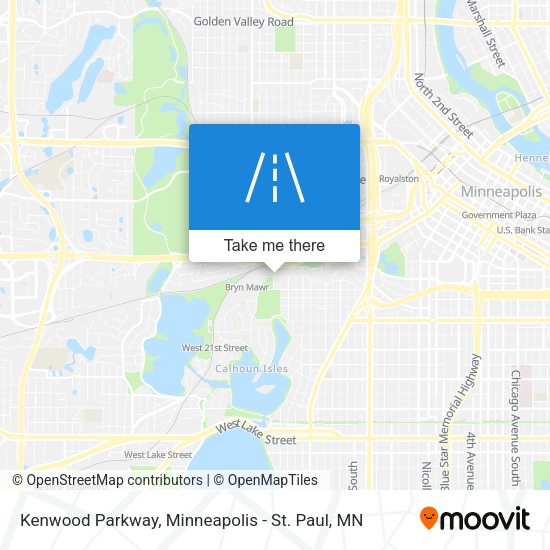 Mapa de Kenwood Parkway