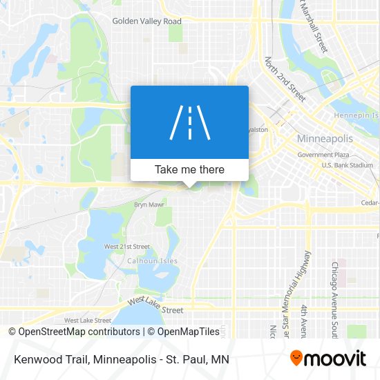 Mapa de Kenwood Trail