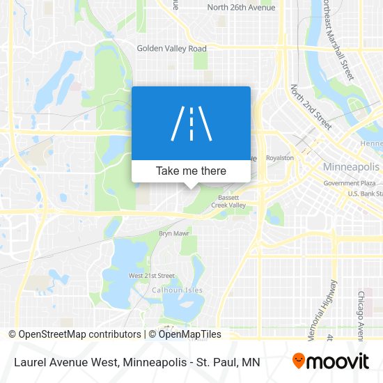 Laurel Avenue West map