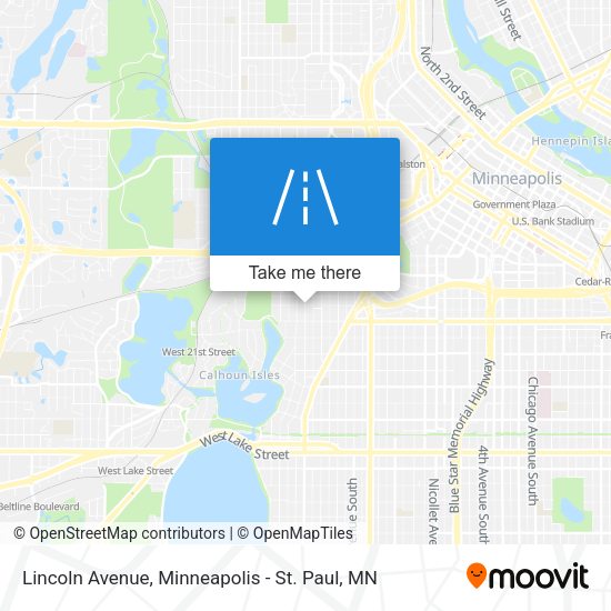 Lincoln Avenue map