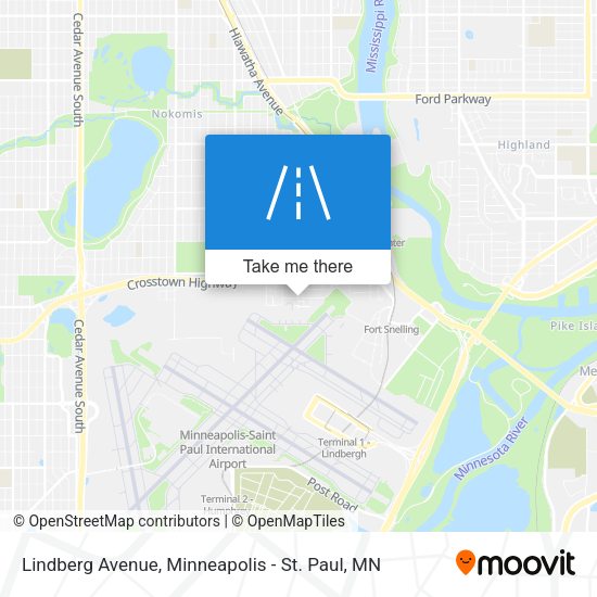 Mapa de Lindberg Avenue