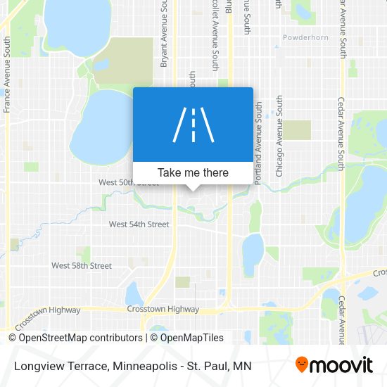 Longview Terrace map