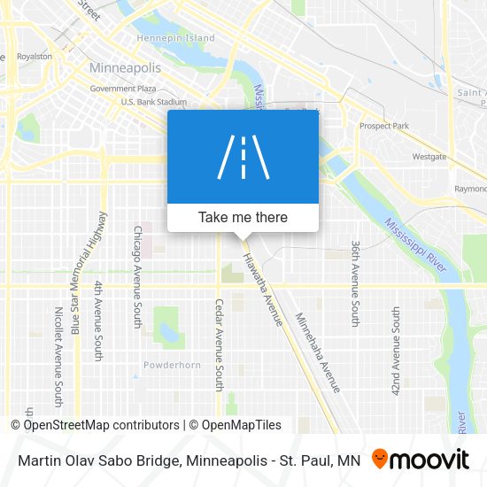 Mapa de Martin Olav Sabo Bridge