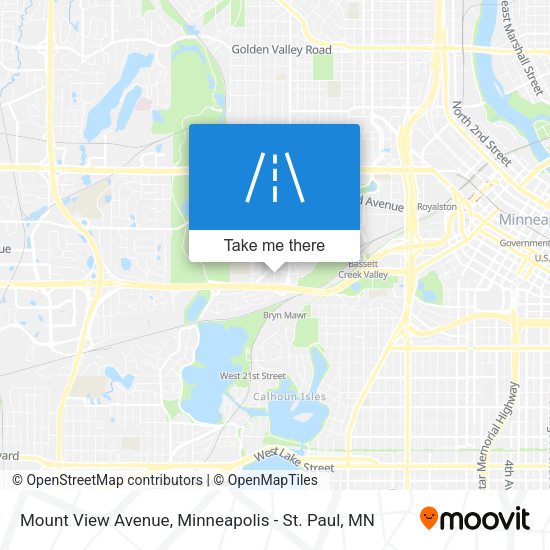 Mapa de Mount View Avenue