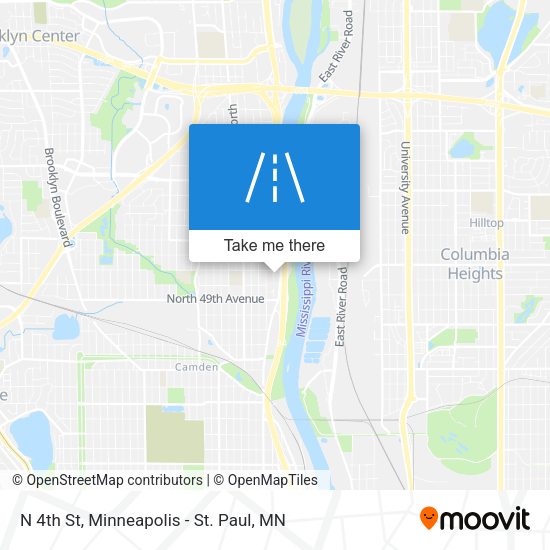 Mapa de N 4th St
