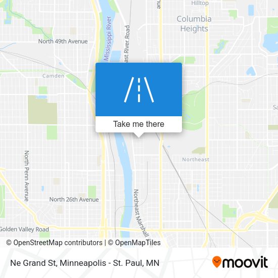 Ne Grand St map