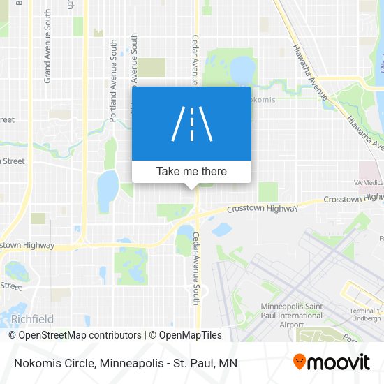 Nokomis Circle map
