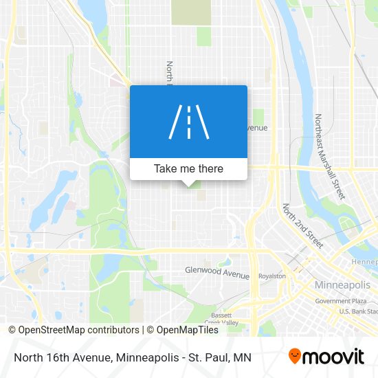 Mapa de North 16th Avenue