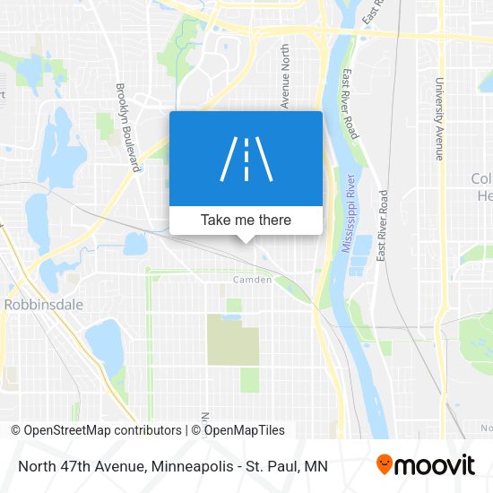 Mapa de North 47th Avenue