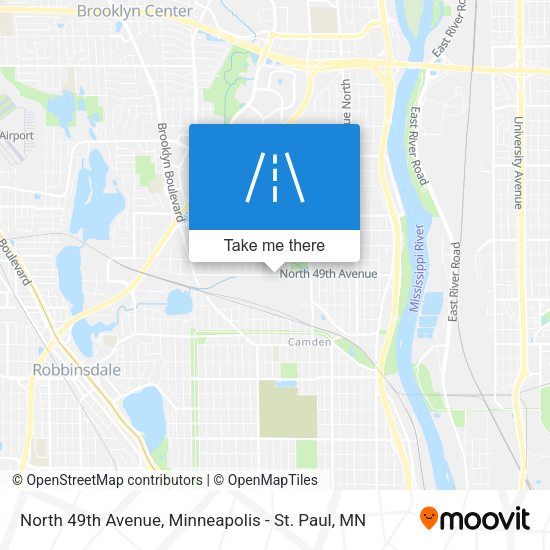 Mapa de North 49th Avenue