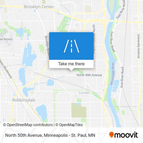 Mapa de North 50th Avenue