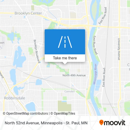 Mapa de North 52nd Avenue
